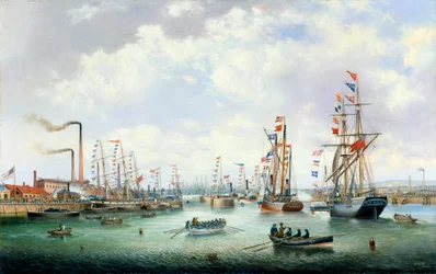 A Tyne Dock megnyitása, 1859
